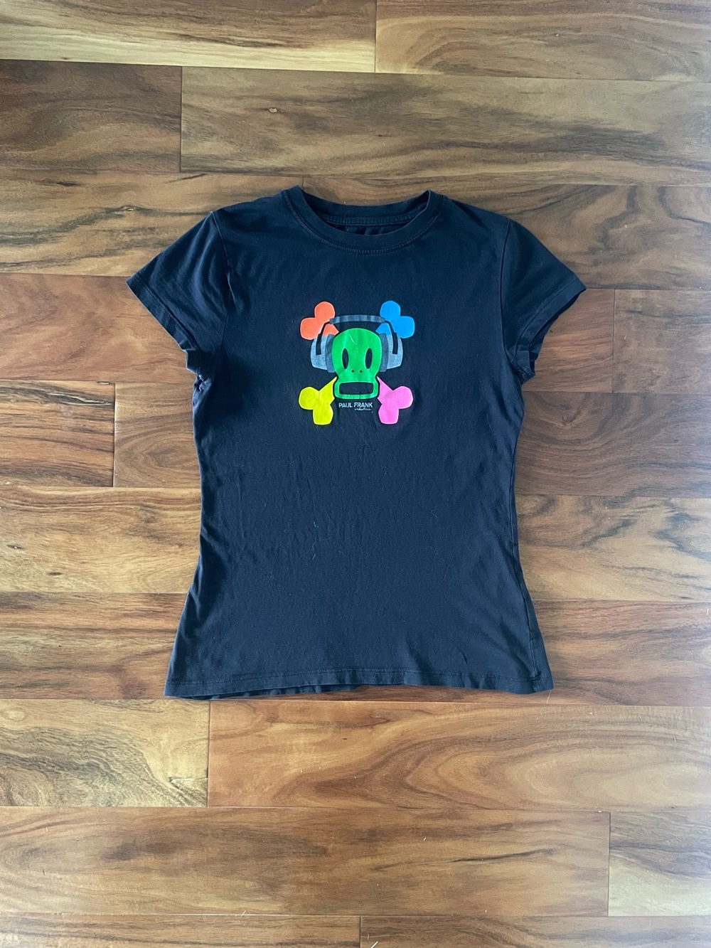 Y2K Paul Frank Black Short Sleeve Graphic Tee